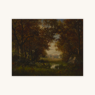 SCENE IN THE FOREST OF FONTAINEBLEAU — Primary Image