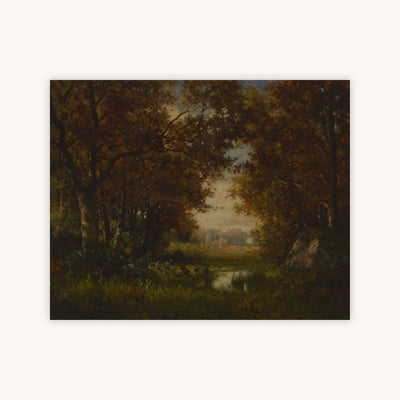 SCENE IN THE FOREST OF FONTAINEBLEAU — Primary Image