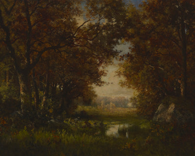 Scene in the Forest of Fontainebleau