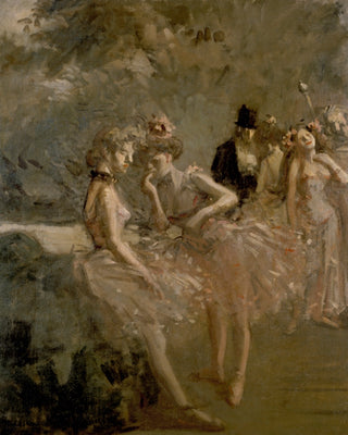 SCENE IN THE WINGS OF A THEATRE