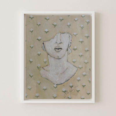 Sculpture Cassee with Cotton Blossoms