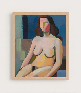 Seated Female Model