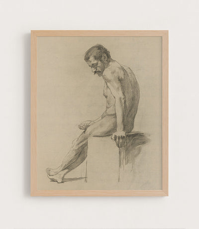 SEATED MODEL I - Museum Quality Art