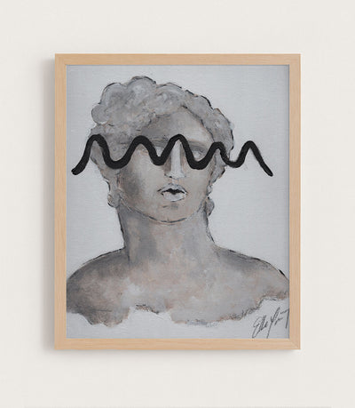 SEEING WAVES SCULPTURE - Museum Quality Art