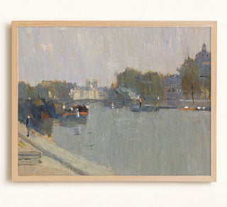 SEINE AT PARIS - Museum Quality Art