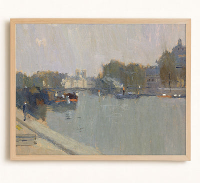 SEINE AT PARIS - Museum Quality Art