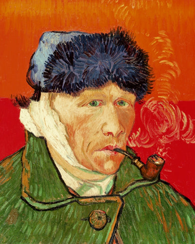 SELF PORTRAIT WITH BANDAGED EAR - Museum Quality Art