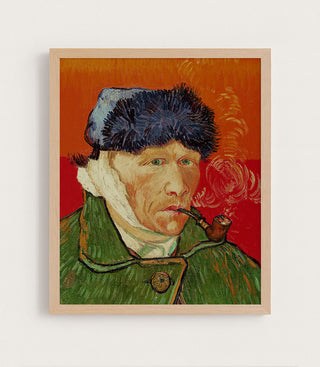 SELF PORTRAIT WITH BANDAGED EAR - Museum Quality Art