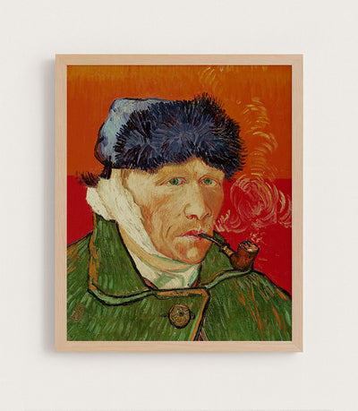 SELF PORTRAIT WITH BANDAGED EAR - Museum Quality Art