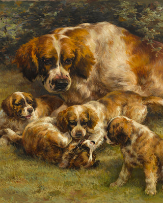SETTER LITTER - Museum Quality Art