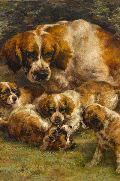 SETTER LITTER - Museum Quality Art