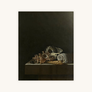 SHELLS ON A STONE PLINTH — Primary Image