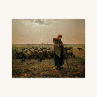 SHEPHERDESS WITH HER FLOCK — Primary Image