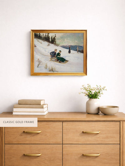 Sledge Riding and Skiing