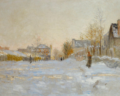 SNOW AT ARGENTEUIL - Museum Quality Art