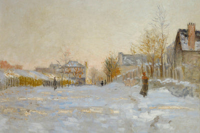 SNOW AT ARGENTEUIL - Museum Quality Art