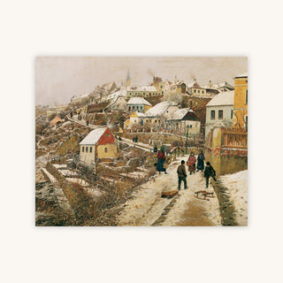 SNOW-COVERED TOWN — Primary Image