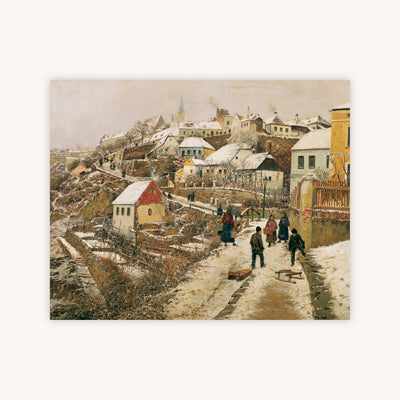 SNOW-COVERED TOWN — Primary Image