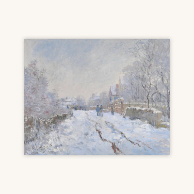 SNOW SCENE AT ARGENTEUIL — Primary Image