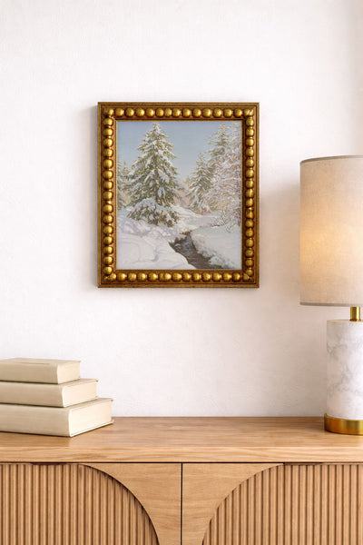 Snow Scene in France