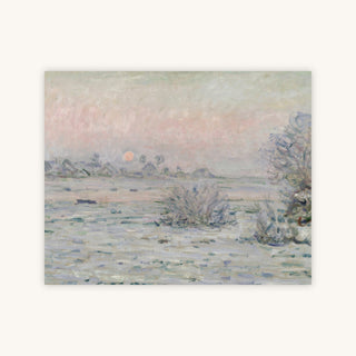 SNOWY LANDSCAPE AT TWILIGHT — Primary Image