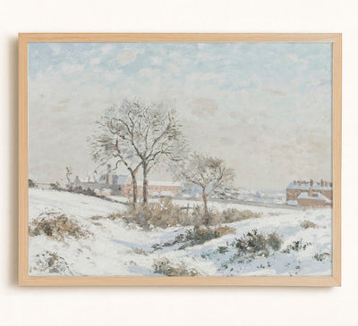 SNOWY LANDSCAPE - Museum Quality Art