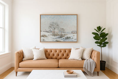 SNOWY LANDSCAPE - Museum Quality Art