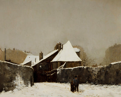 SNOWY WEATHER, MONTMARTRE