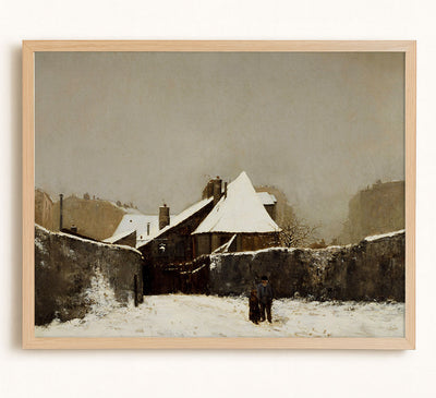 Snowy Weather, Montmartre