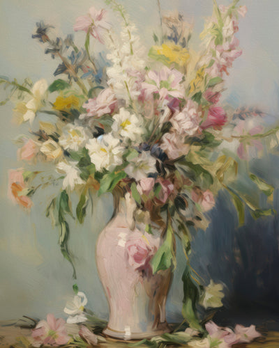 SPRING FLOWERS IN A VASE