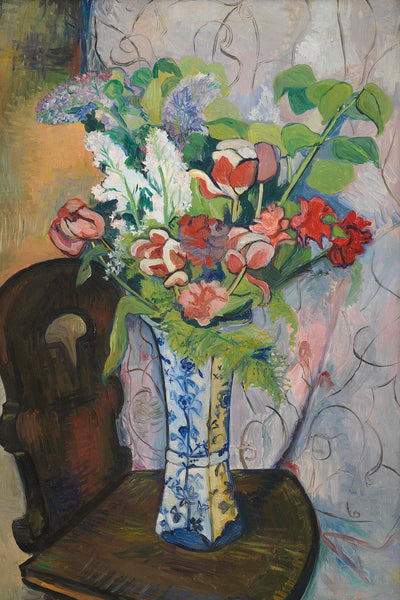 SPRING FLOWERS IN A VASE VALADON - Museum Quality Art