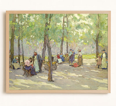 Spring in the Tuileries Gardens, Paris