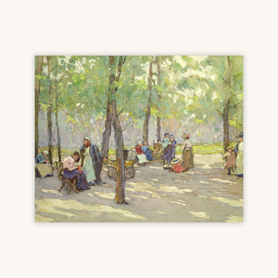 SPRING IN THE TUILERIES GARDENS, PARIS — Primary Image