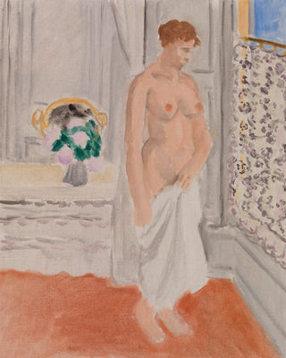 STANDING NUDE NEAR WINDOW - Museum Quality Art