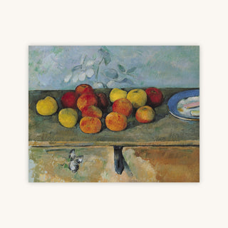STILL LIFE OF APPLES AND BISCUITS — Primary Image
