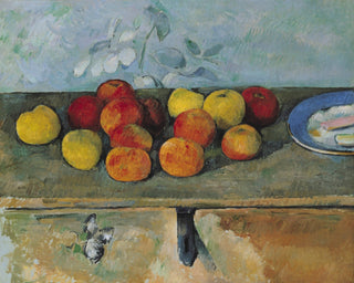 Still Life of Apples and Biscuits