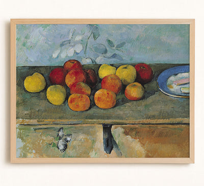 Still Life of Apples and Biscuits