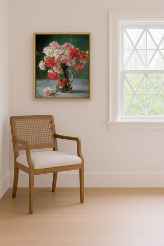 STILL LIFE OF CARNATIONS - Museum Quality Art