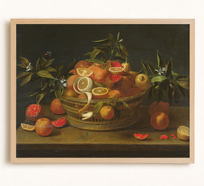Still Life of Lemon, Orange, and Pomegranate