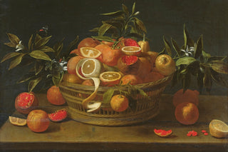 STILL LIFE OF LEMON, ORANGE, AND POMEGRANATE