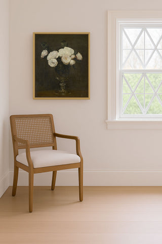 STILL LIFE OF MALMAISON ROSES - Museum Quality Art