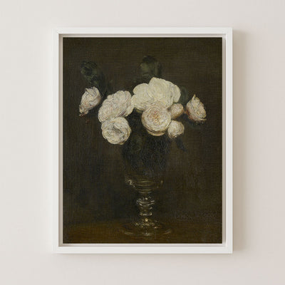 STILL LIFE OF MALMAISON ROSES - Museum Quality Art