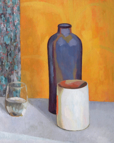 Still Life with a Blue Bottle