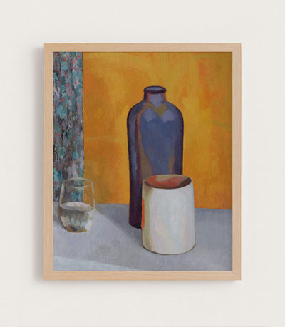 STILL LIFE WITH A BLUE BOTTLE