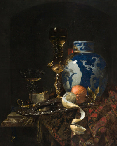 STILL LIFE WITH A CHINESE PORCELAIN JAR