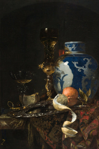 STILL LIFE WITH A CHINESE PORCELAIN JAR