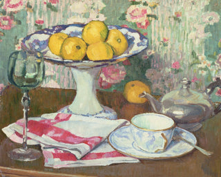 STILL LIFE WITH A FRUIT DISH