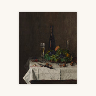 STILL LIFE WITH BASKET OF GRAPES — Primary Image