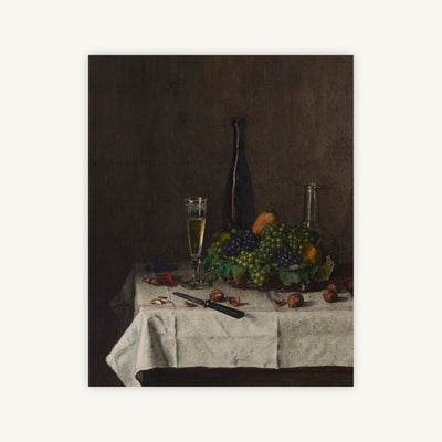 STILL LIFE WITH BASKET OF GRAPES — Primary Image