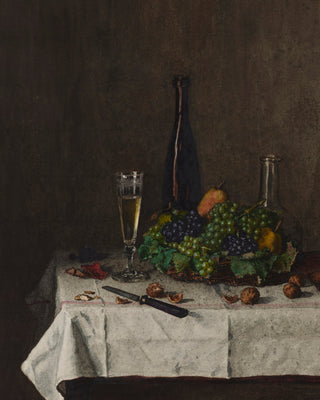 Still Life With Basket of Grapes